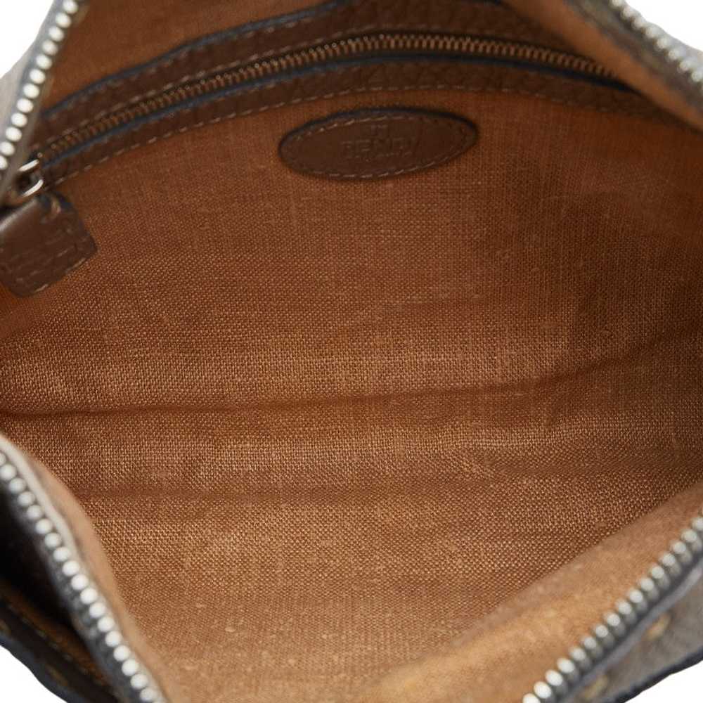 Metallic Leather Selleria Crossbody Bag - '10s - image 7