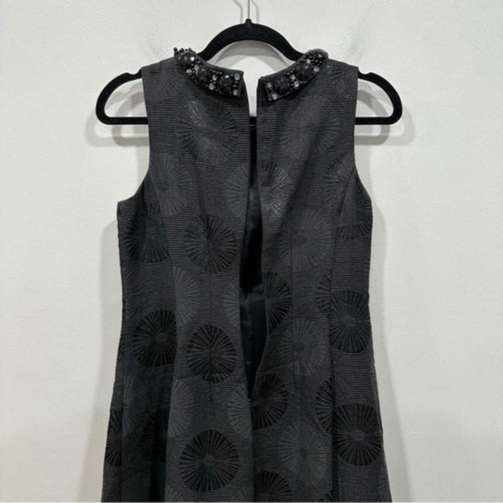 Adrianna Papell black textured printed dress with… - image 3
