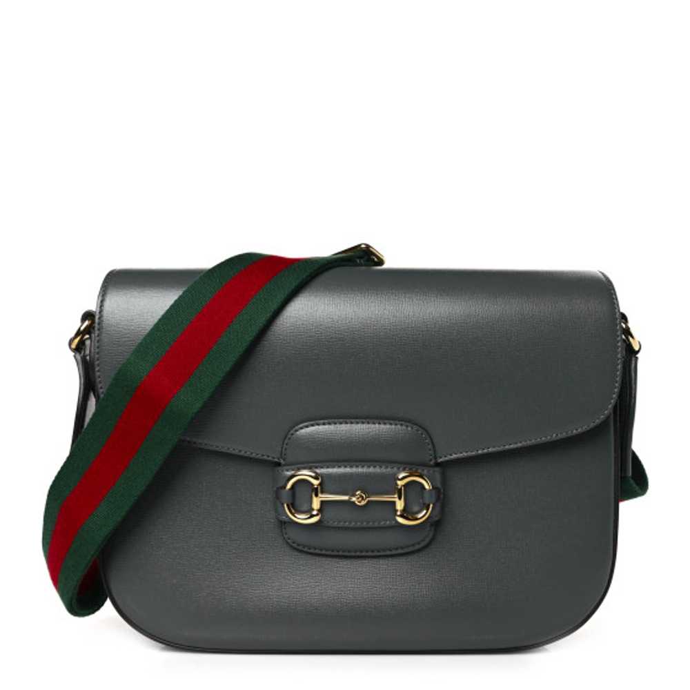 GUCCI Azalea Calfskin Web Horsebit 1955 Shoulder … - image 1