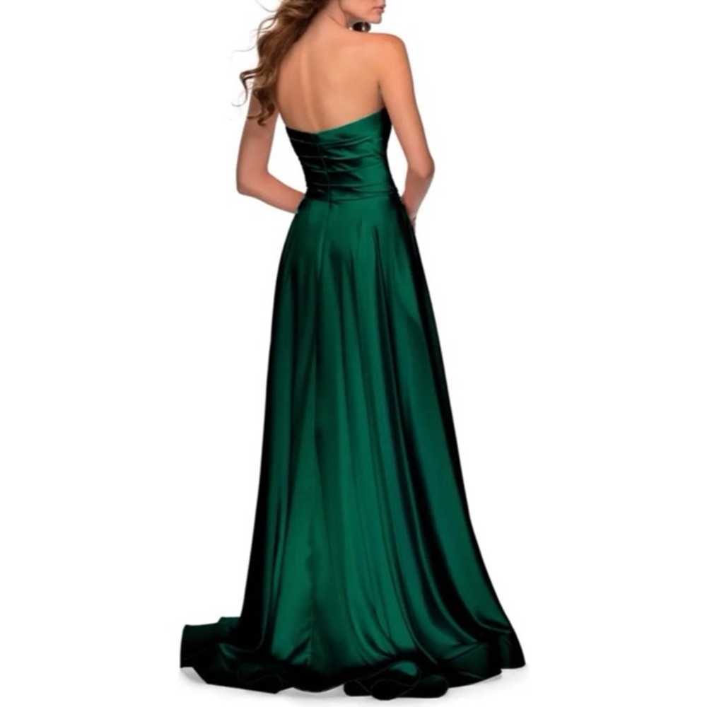 La Femme Satin Gown Size 10 Nwot $368 - image 2