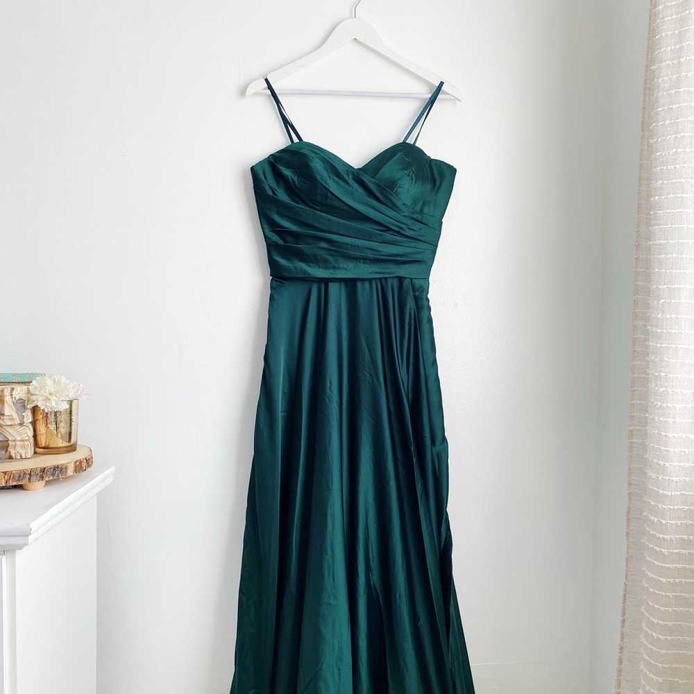 La Femme Satin Gown Size 10 Nwot $368 - image 3