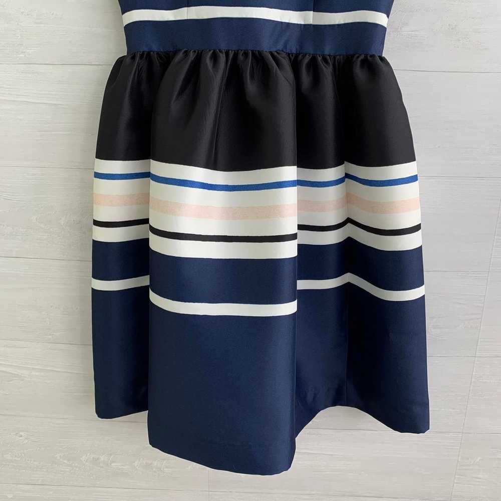NWT Kate Spade - Holiday Stripe Dress in Rich Nav… - image 3