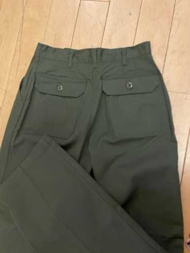 Durable Press Deadstock Utility Pants Olive Green 