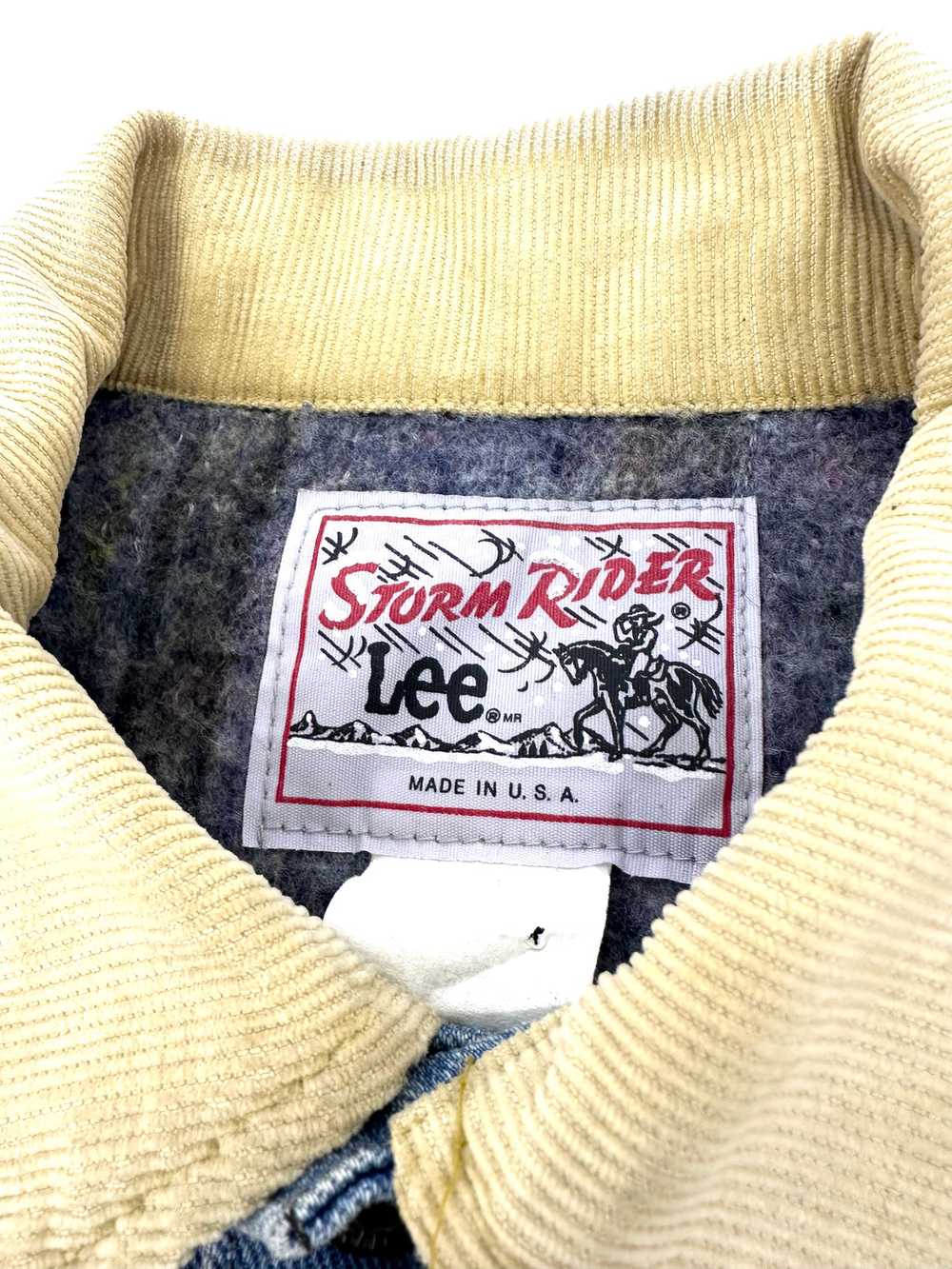 70s Lee Storm Rider Blanket Denim Jacket - image 5