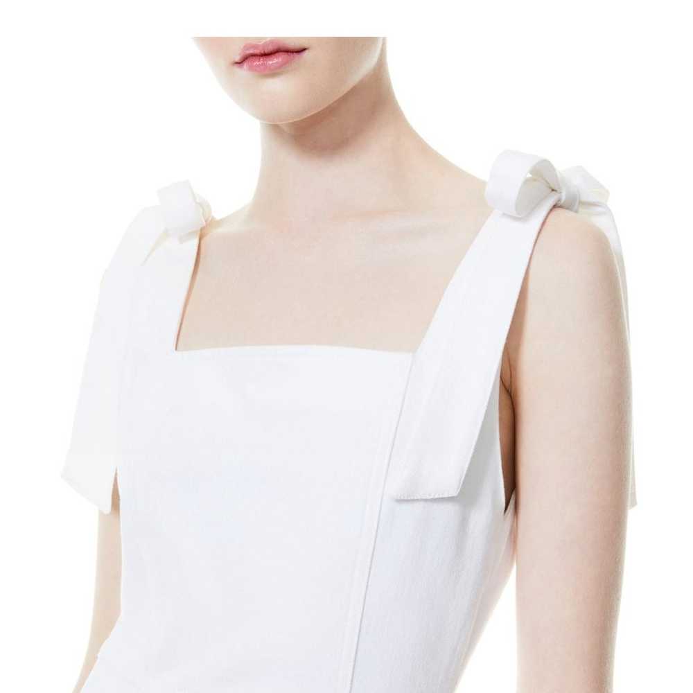 ALICE + OLIVIA Maryann white denim mini dress siz… - image 7
