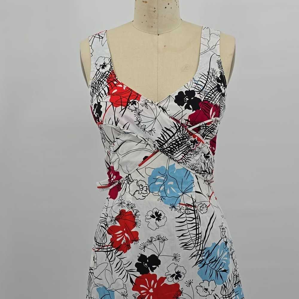 Carolina Herrera New York Floral Cinched Dress Si… - image 2