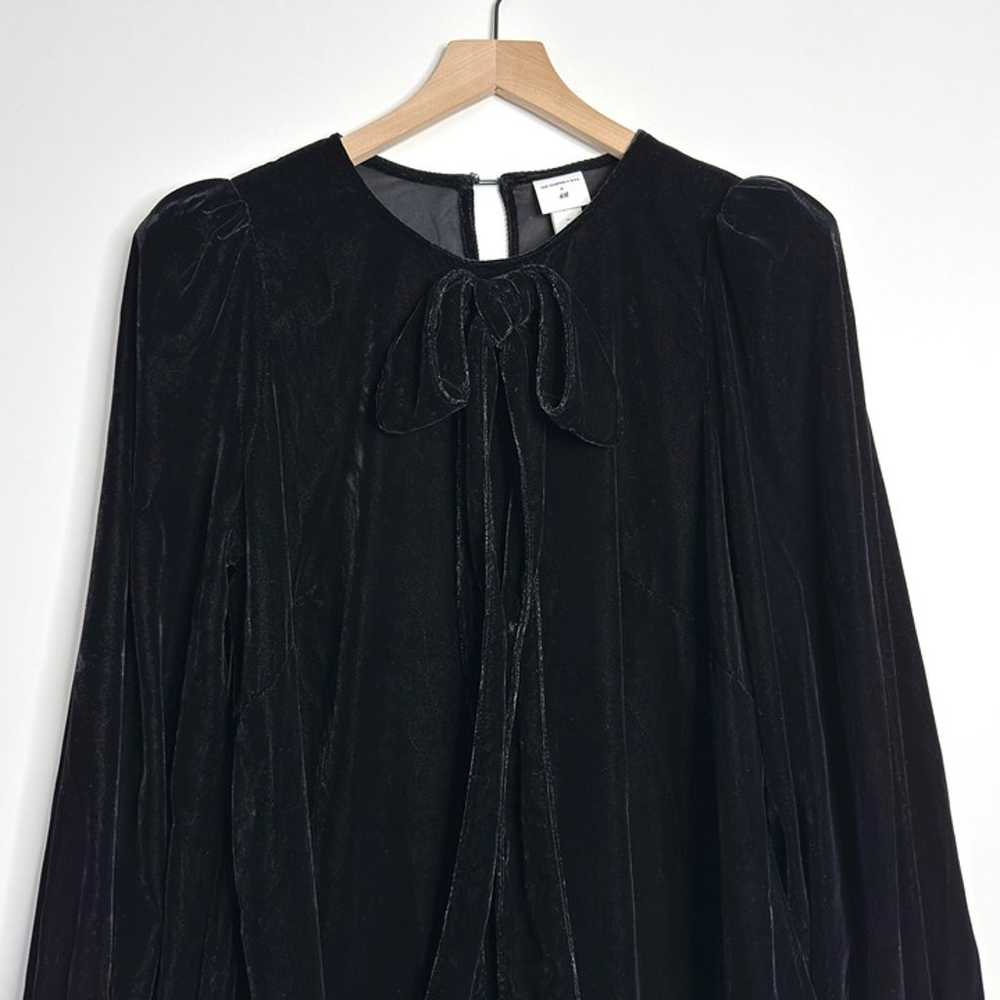 THE VAMPIRES WIFE x H&M Velvet Long Sleeve Dress … - image 2