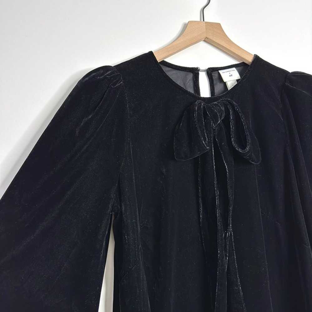 THE VAMPIRES WIFE x H&M Velvet Long Sleeve Dress … - image 4
