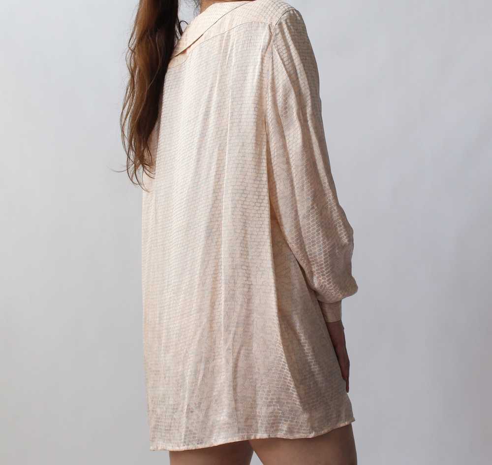 Vintage Peach Silk Tunic - image 3