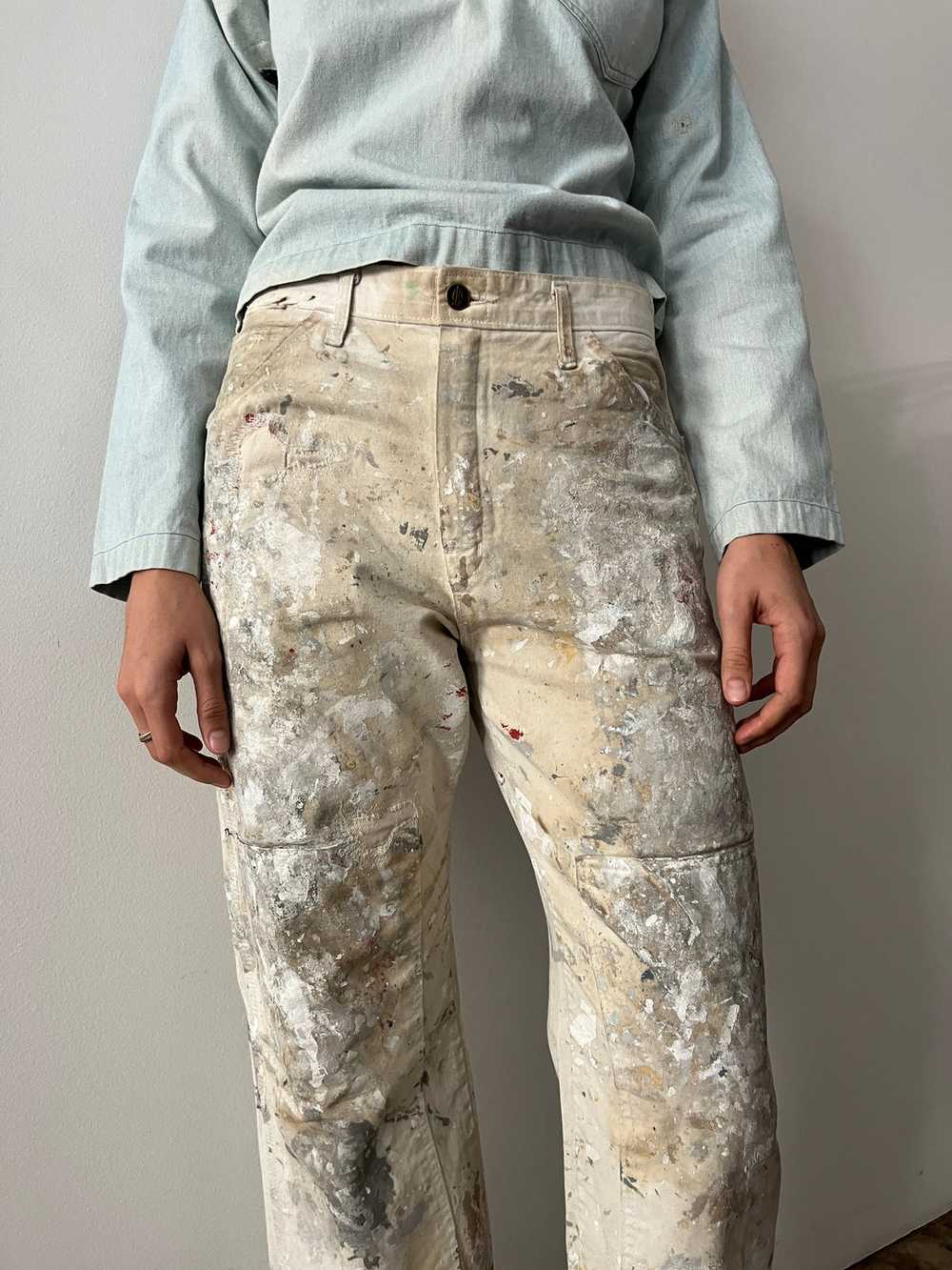 Dickies Paint Splattered Carpenter Pants - image 2