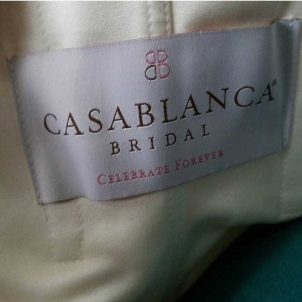 Casablanca Bridal Fit Flare Wedding Gown - image 7