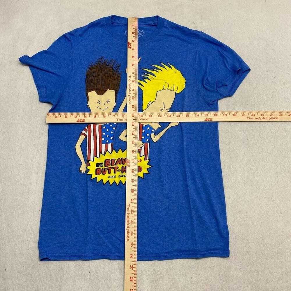 Beavis and Butt-Head Graphic Tee Thrifted Vintage… - image 5