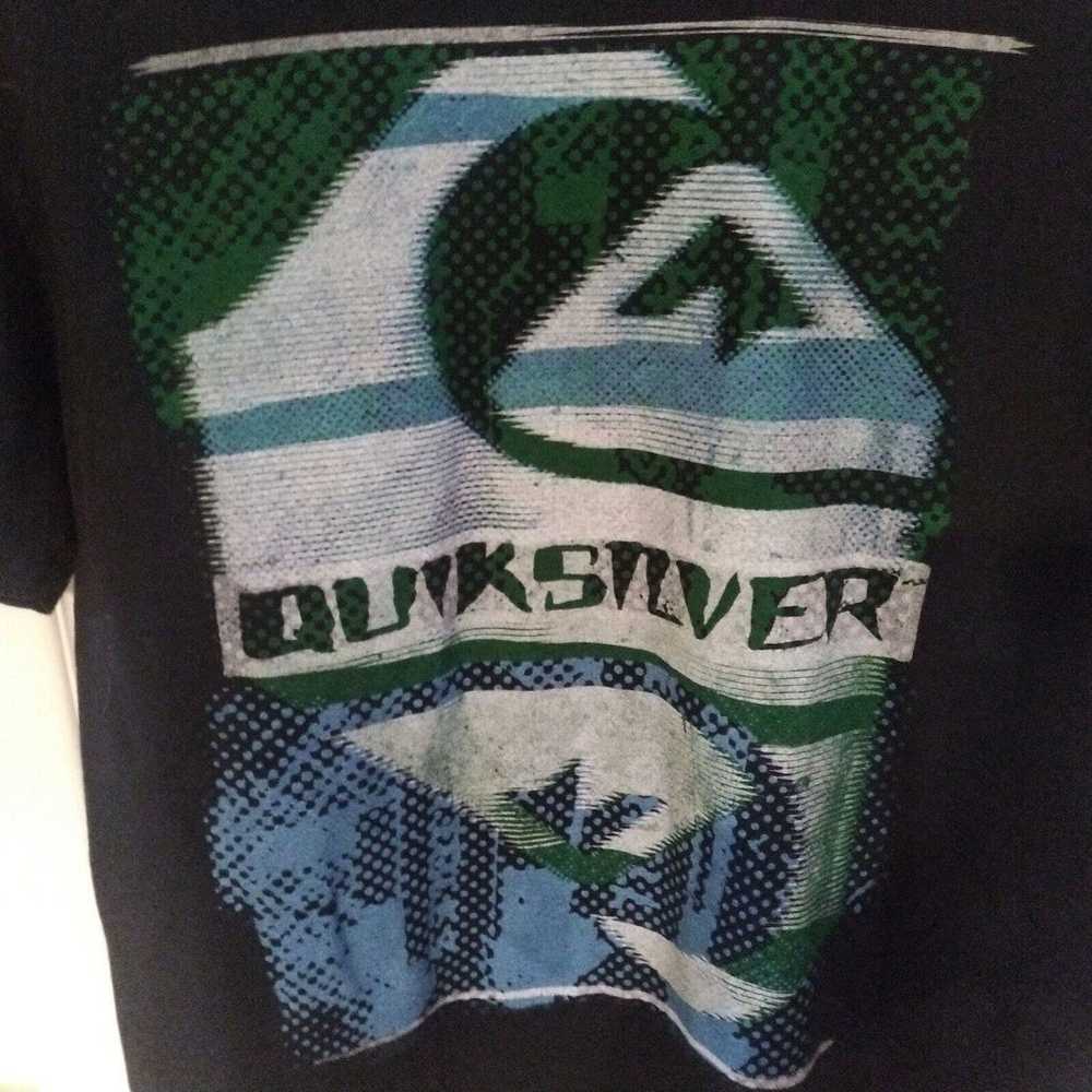 Quiksilver Vintage T-Shirt Mens L Large Lg Black … - image 2