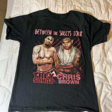 Chris Brown and Trey Songs 2015 Tour Tee shirt - image 1