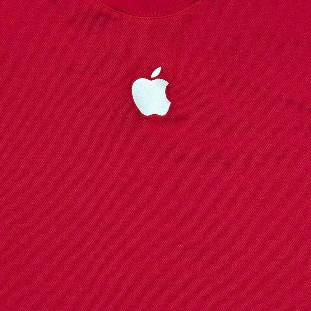 Apple red work t-shirt - SIZE L - FREE SHIPPING - image 2