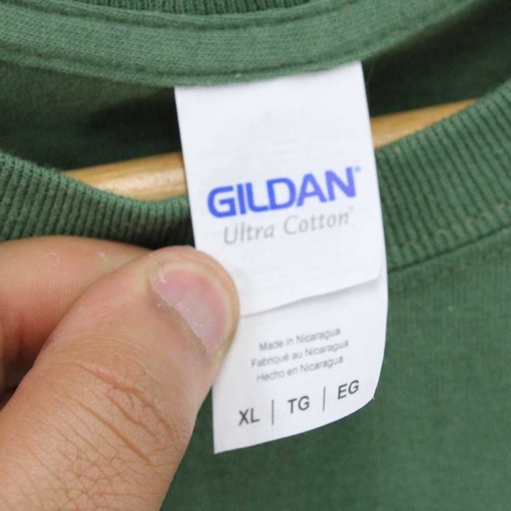 Vintage Gildan Shirt Mens Green San Diego MCAS Ai… - image 7