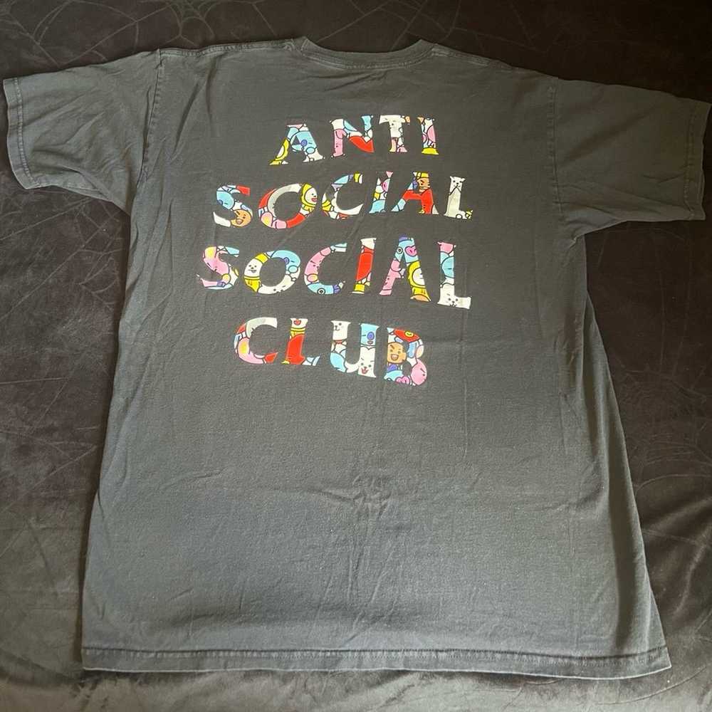 bts bt21 anti social social club black shirt - image 1