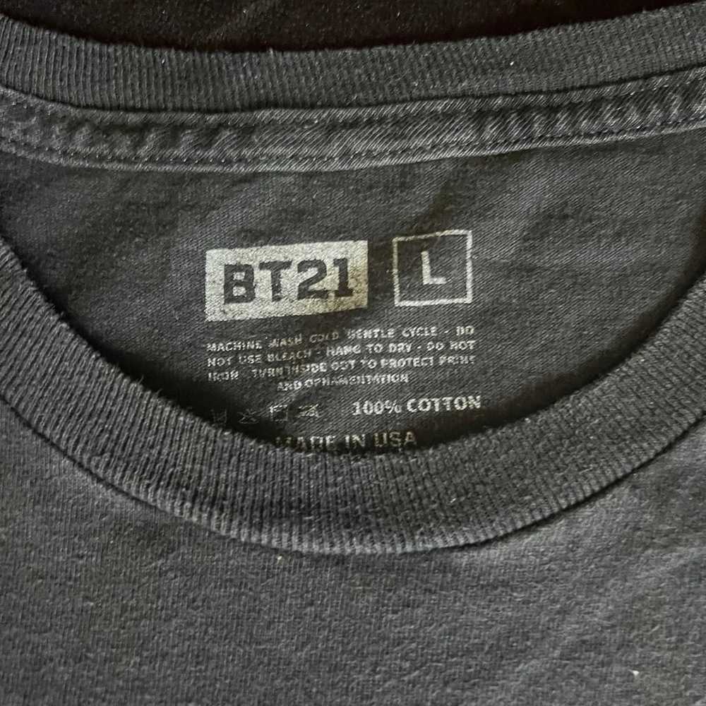 bts bt21 anti social social club black shirt - image 3