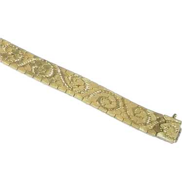 Vintage rolled-gold bracelet