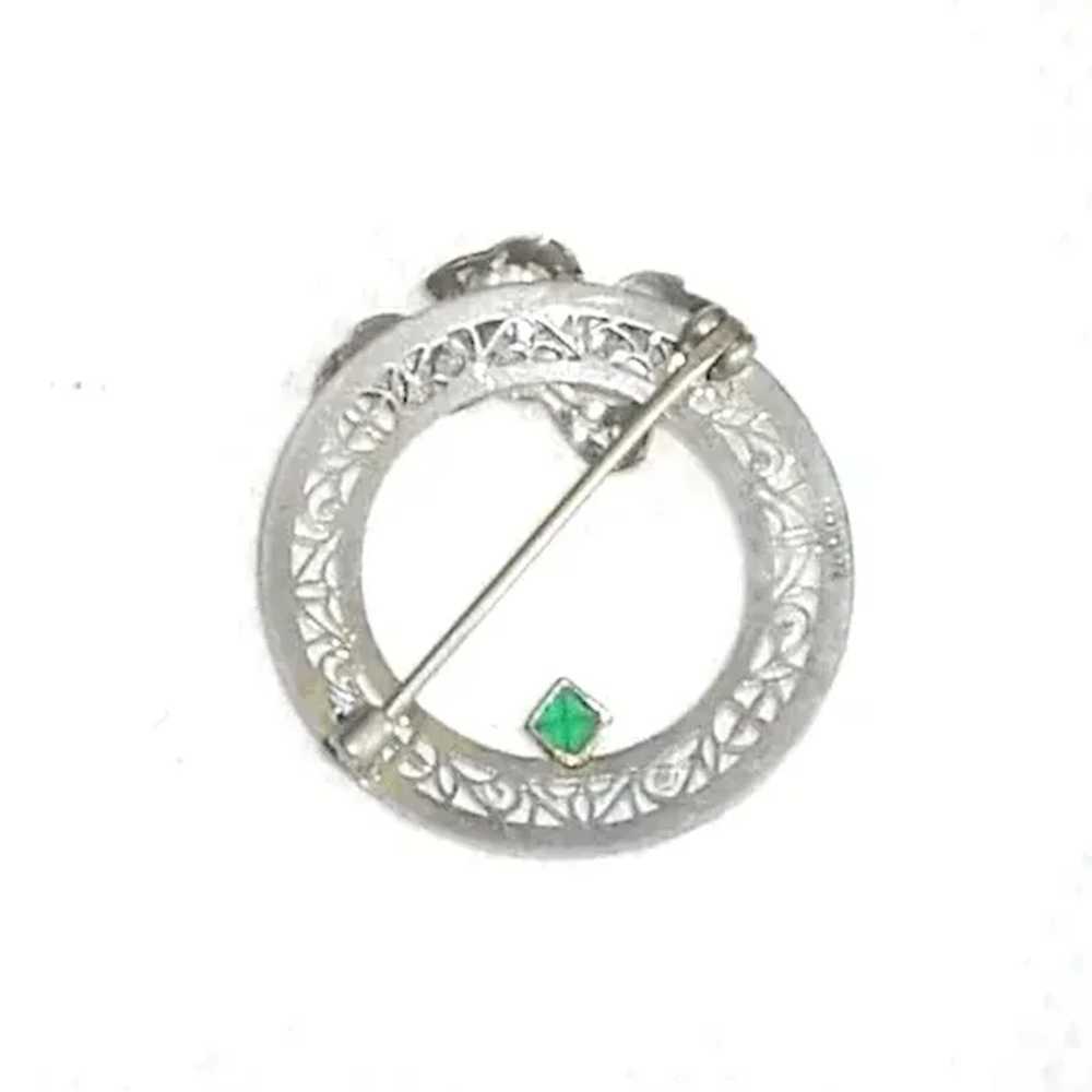 Vintage Krementz Filigree Pin/Brooch - image 2