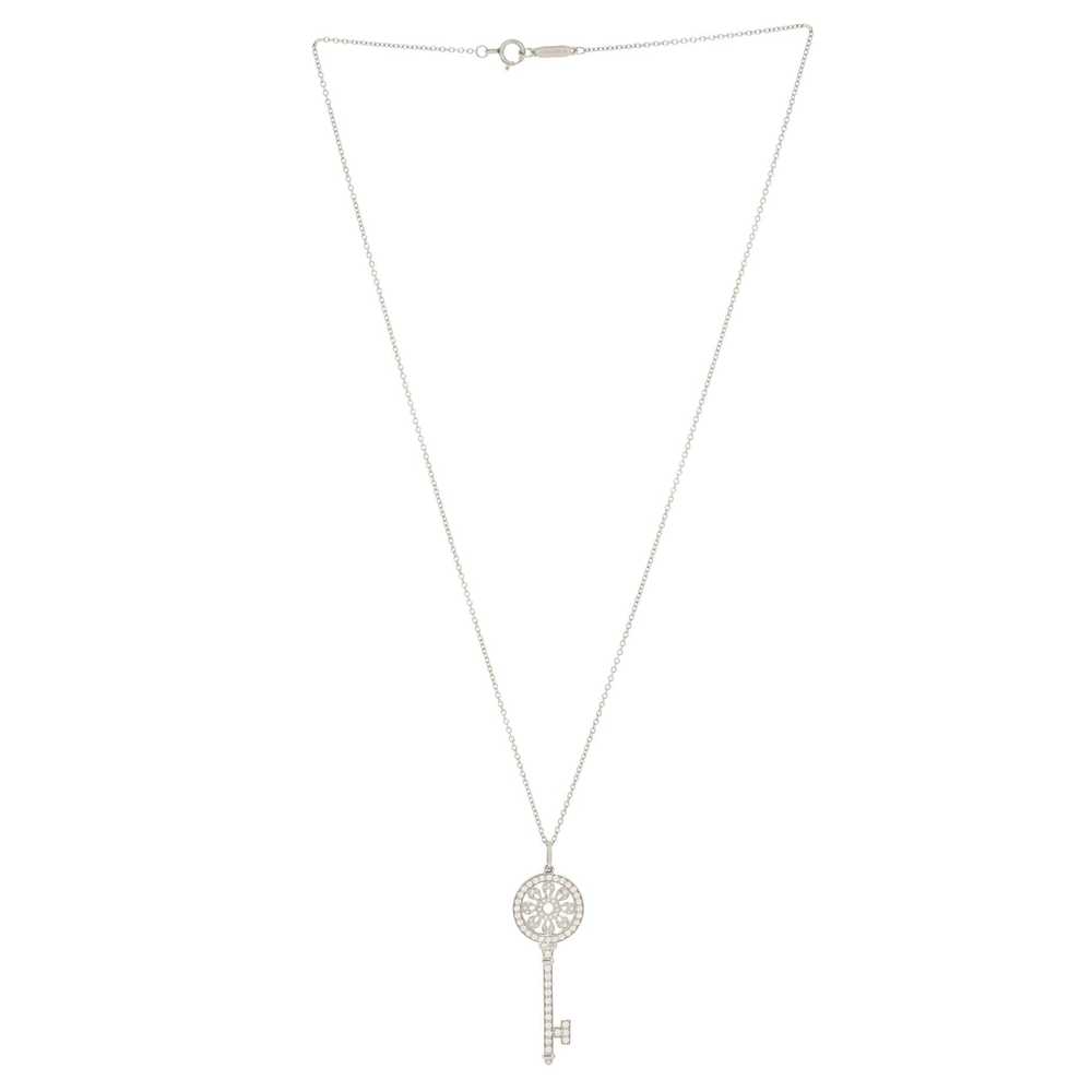 Tiffany Petals Key Pendant Necklace - image 3