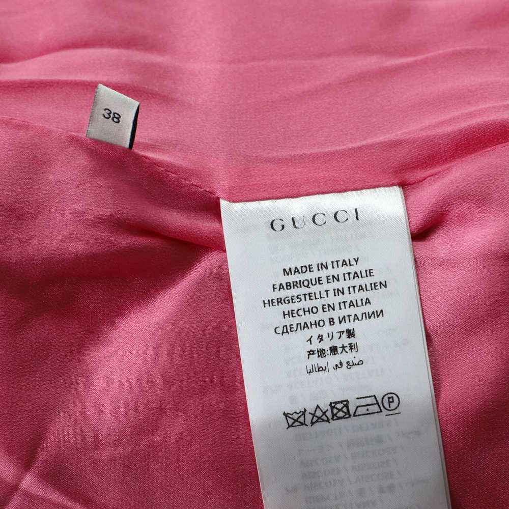 GUCCI Women's Four Pocket Collarless Jacket GG Tw… - image 4