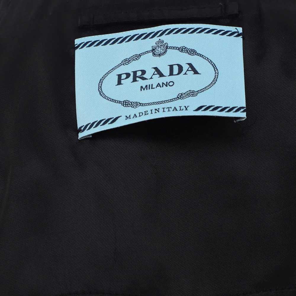 PRADA Women's Military Belted Zip Jacket Nylon - image 4