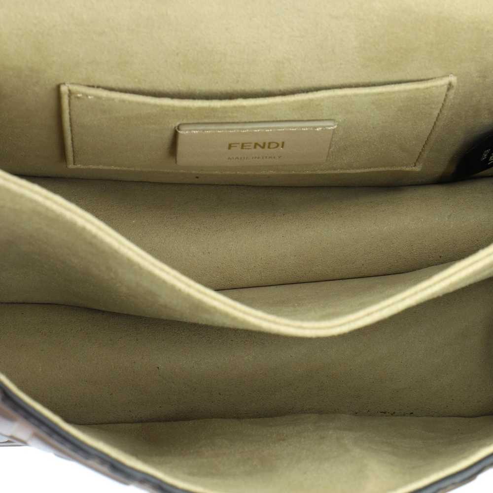 FENDI Kan U Shoulder Bag Zucca Embossed Leather S… - image 5