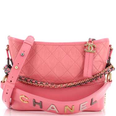 CHANEL Gabrielle Hobo with Logo Handle Quilted Age