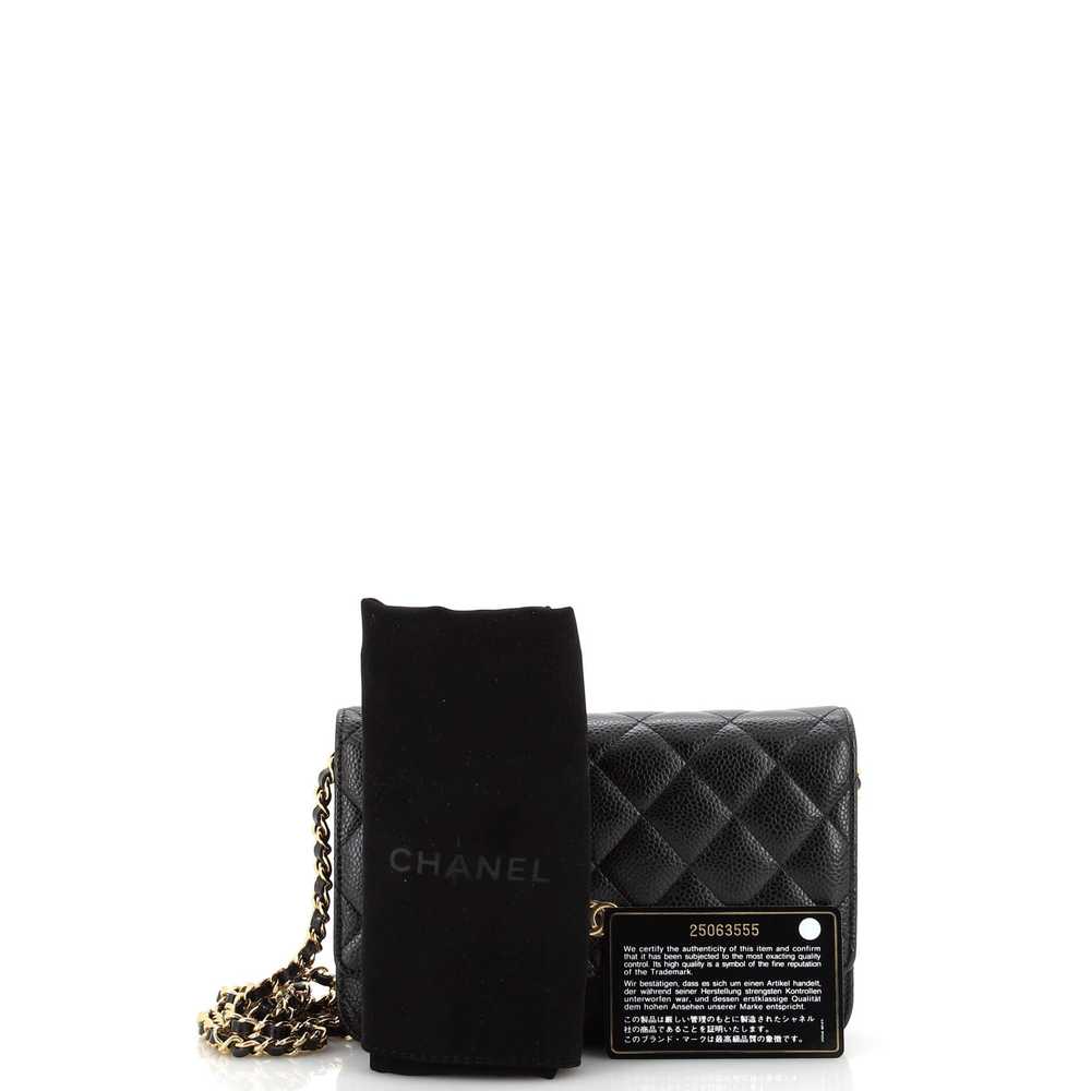 CHANEL Wallet on Chain Quilted Caviar - image 2