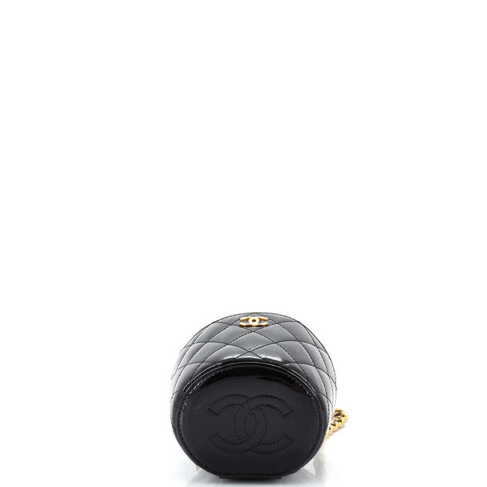 CHANEL Woven Chain Top Handle Vanity Bucket Bag Q… - image 4