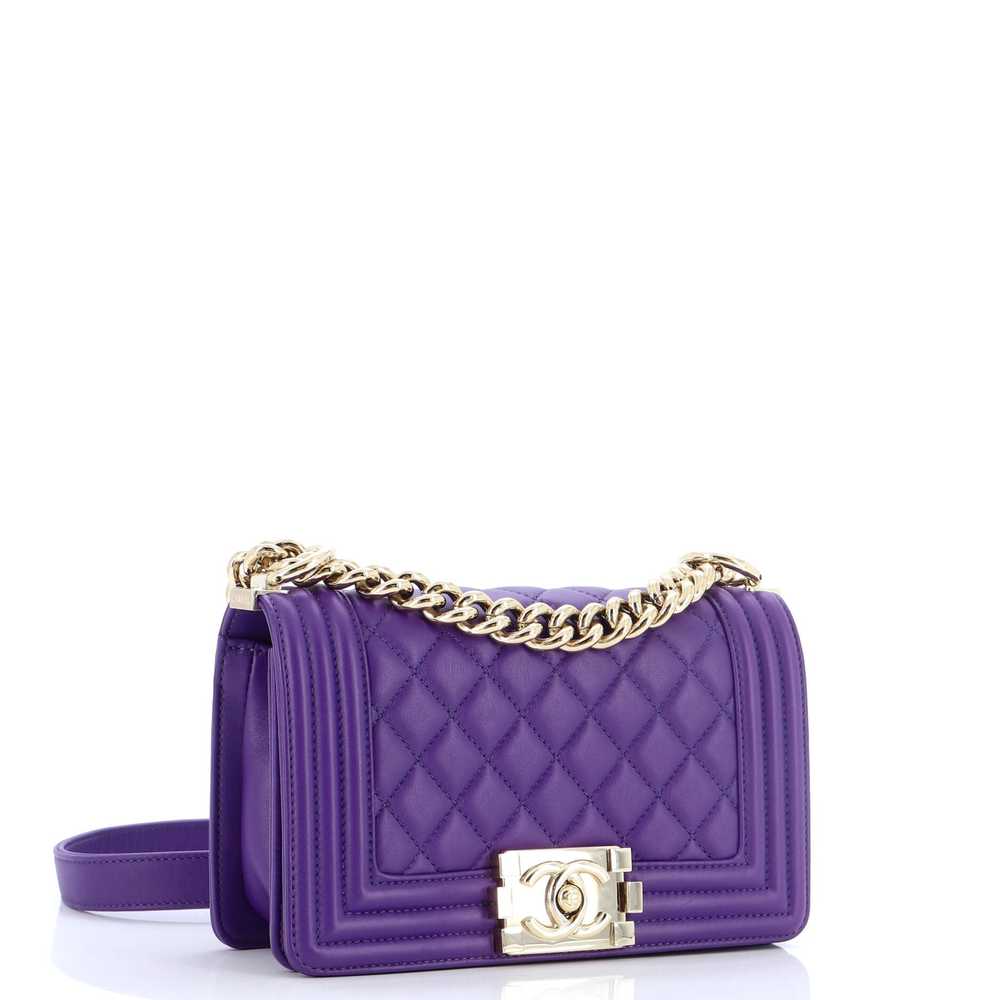 CHANEL Boy Flap Bag Quilted Calfskin Small - image 3