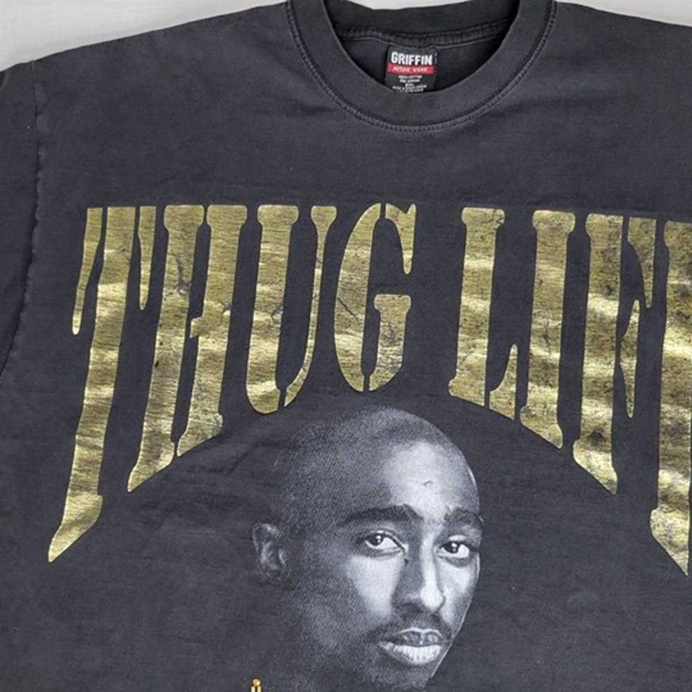 Griffin Active Wear Vintage Tupac Thug Life Bedaz… - image 3