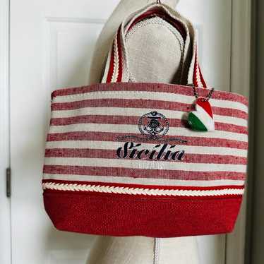 Personalized Sicilia Italia Canvas Mini Tote Bag … - image 1