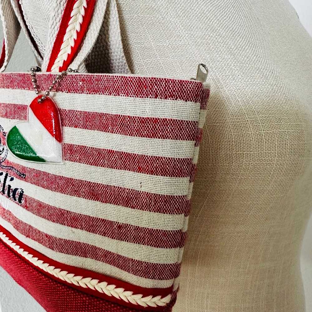 Personalized Sicilia Italia Canvas Mini Tote Bag … - image 5