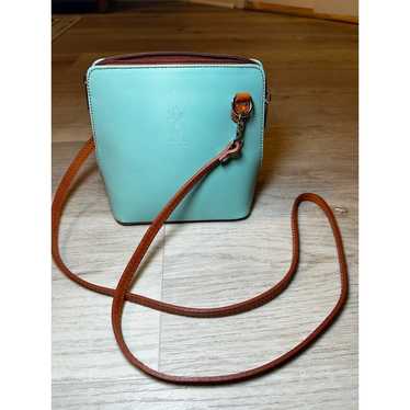 Vera Pelle Italian Leather Small Crossbody Bag li… - image 1