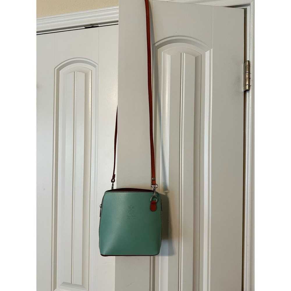 Vera Pelle Italian Leather Small Crossbody Bag li… - image 7