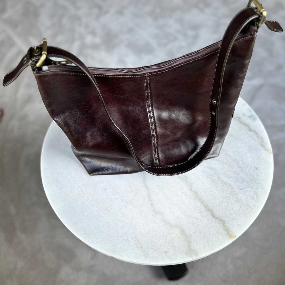 Italian leather handbag - image 11