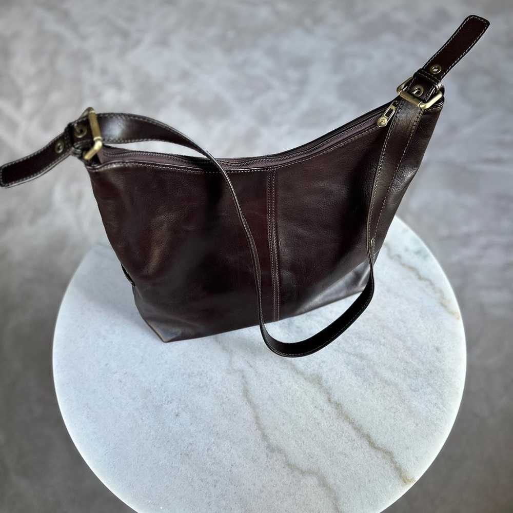 Italian leather handbag - image 1