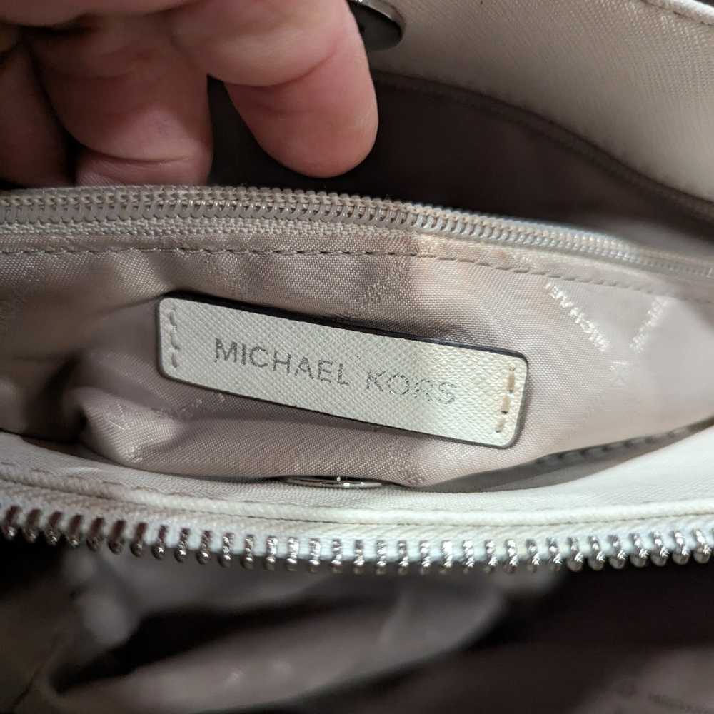 Michael Kors Florence/Saffiano Leather Medium Sat… - image 11