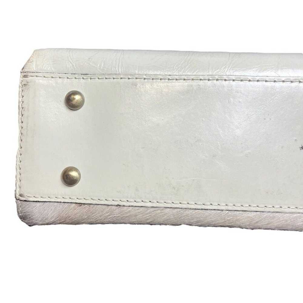 Patricia nash handbags Winter White Leather With … - image 12