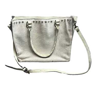 Patricia nash handbags Winter White Leather With … - image 1