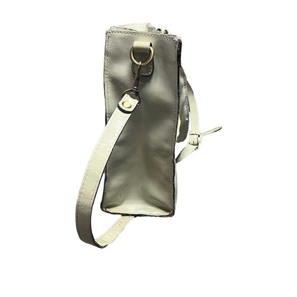 Patricia nash handbags Winter White Leather With … - image 7