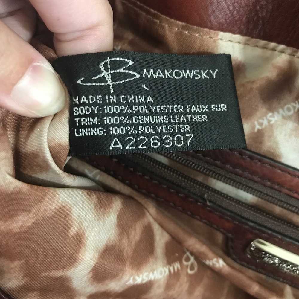 b makowsky purse faux fur - image 2