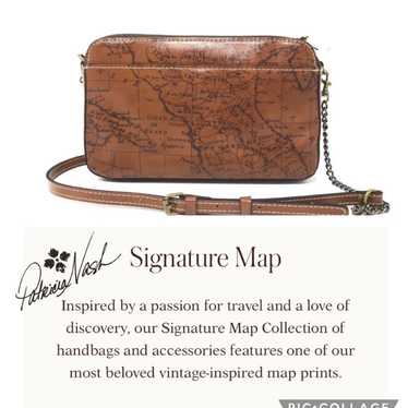 Patricia Nash signature map crossbody purse - image 1