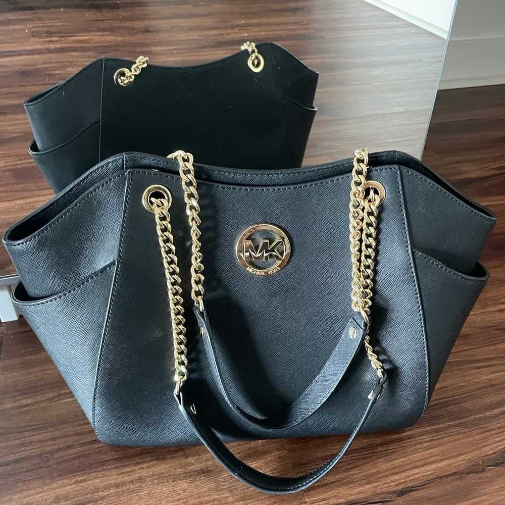 Michael Kors black purse - image 1