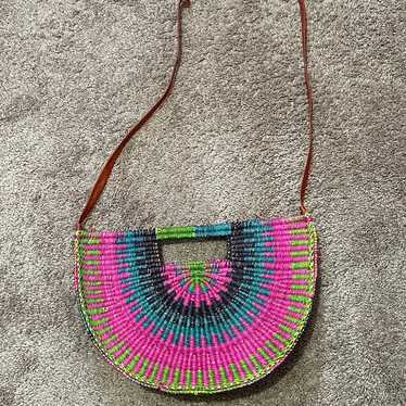 Nigerian woven clutch bag/ crossbody