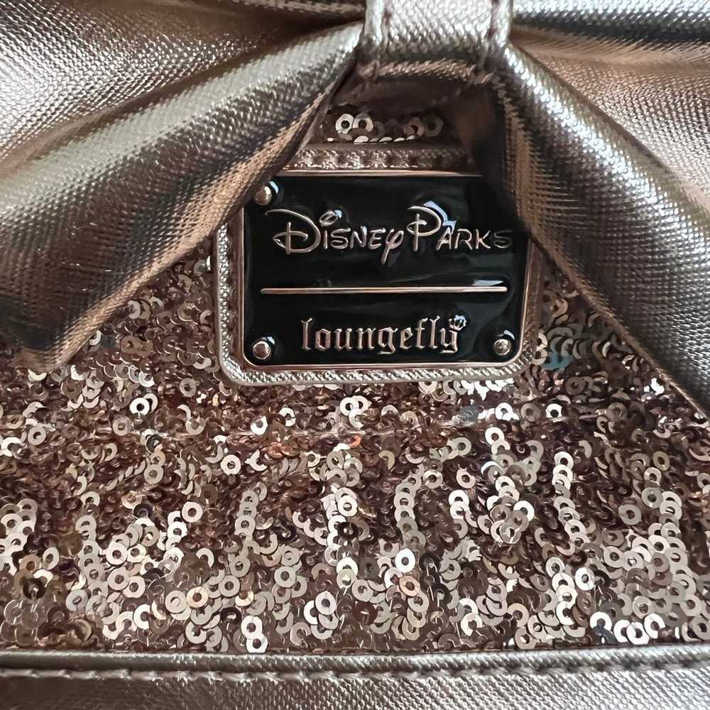 Disney Parks Loungefly Rose Gold Mini Backpack - image 2