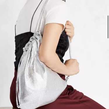 Urban Outfitters Carrie Chainmail Backpack Slinky… - image 1