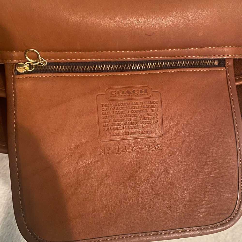 Coach Smooth Leather Satchel - image 5